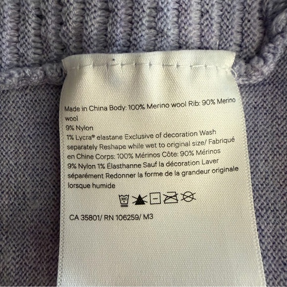 Lululemon sit in lotus wrap II light purple cardigan sweater 23832 - Picture 8 of 11